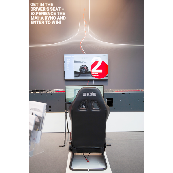 MAHA MSR 5000 Fahrsimulation | © MAHA Maschinenbau Haldenwang GmbH & Co. KG